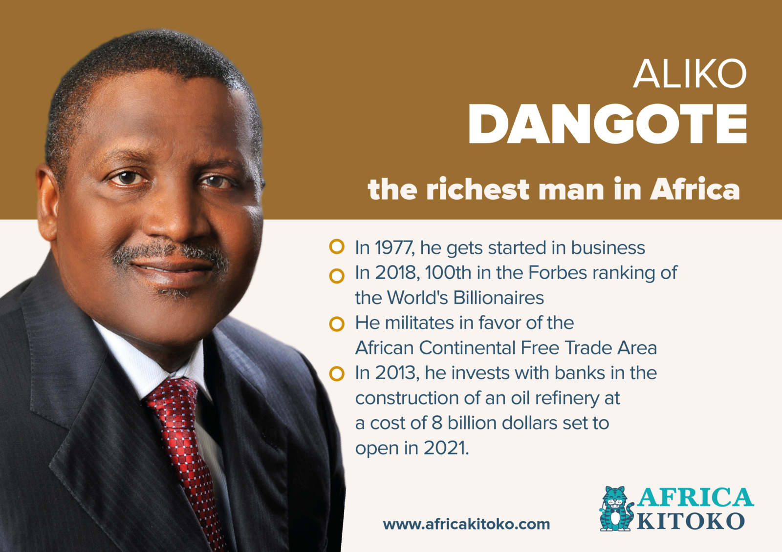 Aliko Dangote The Richest Man In Africa Africa Kitoko