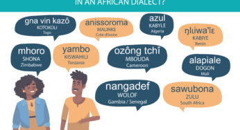 How to say hello in an african dialect?
